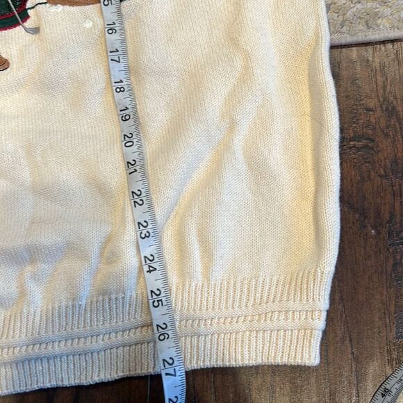 VTG Munsingwear size M 100% cotton made in USA golf theme embroidered sweater - Picture 8 of 10